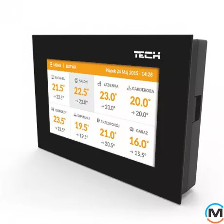 Бездротова панель керування + датчик температури (прихований монтаж) Tech M-8e, фото 