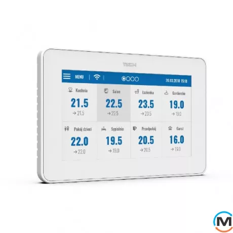 Дротова панель управління (прихований монтаж) + WiFi – 32 зони Tech M-9r, фото , зображення 2