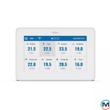 Дротова панель управління (прихований монтаж) + WiFi – 32 зони Tech M-9r, фото 