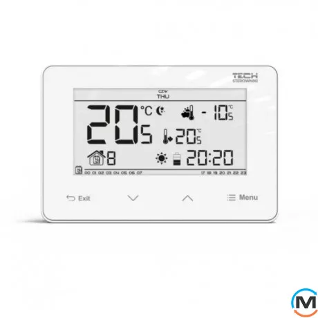 Провідний прогрматор термостат + Optimum Start (можливість підключення теплої підлоги) EU-(раніше ST)-293 v3, фото 