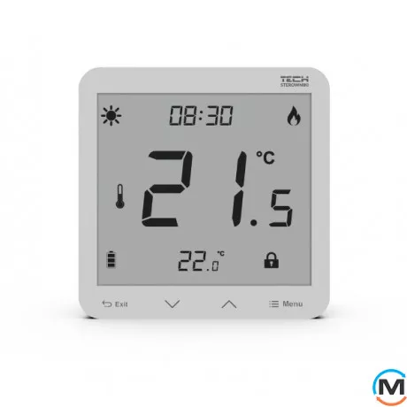 Проводной прогрматор термостат + Optimum Start (возможность подключения теплого пола) EU-(ранее ST)-T-3.1, фото 