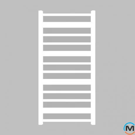 Сушка для рушників Genesis-Aqua Solovey 1000x530 білий, Колір: Білий, Висота (мм): 1000, фото 