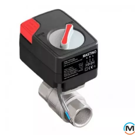 Кран з електроприводом Mastino 220В 1/2", Діаметр різьблення: 1/2", Електроживлення: 220 V, фото 