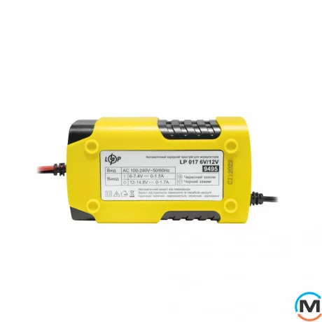 Зарядний пристрій LogicPower для АКБ AC-017 6V-12V 1.7A, фото , зображення 2