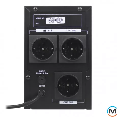 Линейно-интерактивное ИБП LogicPower LPM-1100VA (770Вт), фото , изображение 6