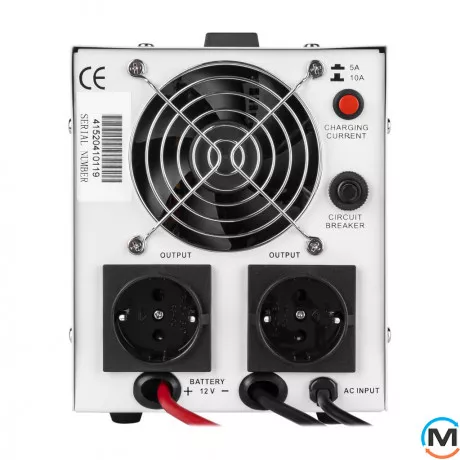 Комплект резервного живлення для котла LogicPower ДБЖ + гелева батарея (UPS 500VA + АКБ GL 900W), фото , зображення 4