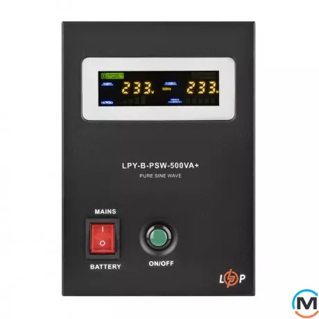 Комплект резервного живлення для котла LogicPower ДБЖ + гелева батарея (UPS B500 + АКБ GL 520W), фото , зображення 2