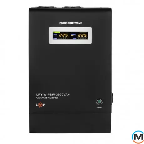 Комплект резервного живлення LogicPower ДБЖ + гелева батарея (UPS W3000 + АКБ GL 6600W), фото , зображення 2