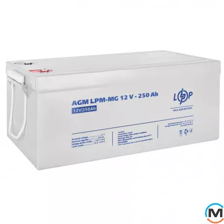 Аккумулятор LogicPower мультигелевый LPM-MG 12V - 250 Ah, Емкость, Ah: 250, Номинальное напряжение АКБ, V: 12, фото , изображение 2