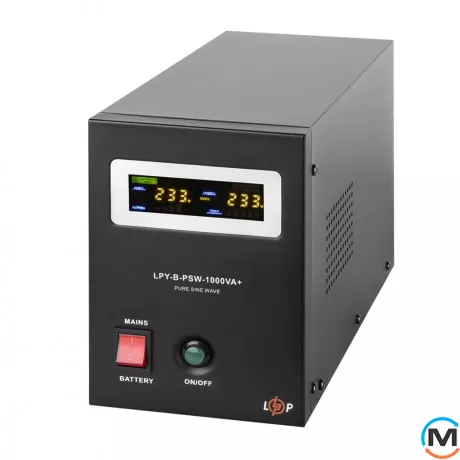 ИБП LogicPower с правильной синусоидой 12V LPY-B-PSW-1000VA+(700Вт) 10A/20A, фото , изображение 2