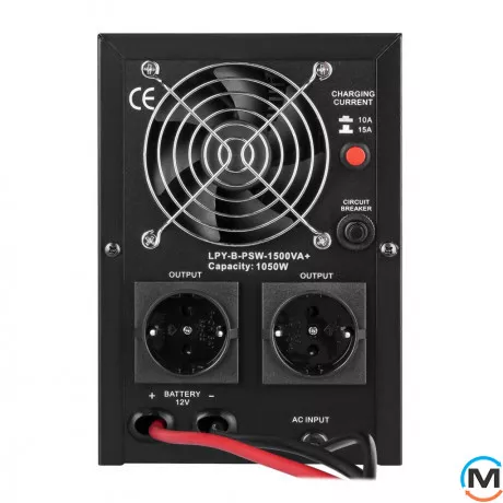 ИБП LogicPower с правильной синусоидой 24V LPY-B-PSW-1500VA+(1050Вт) 10A/15A, фото , изображение 4