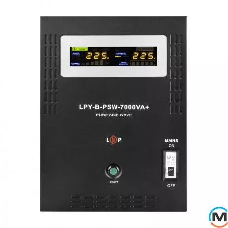 ДБЖ LogicPower з правильною синусоїдою 48V LPY-B-PSW-7000VA+(5000Вт)10A/20A, фото 