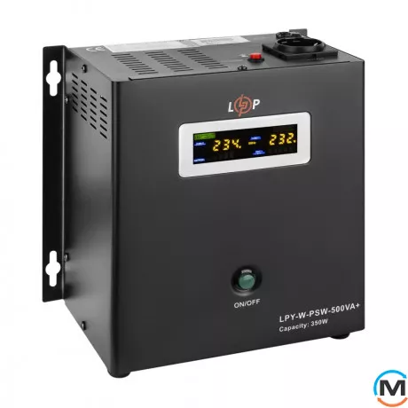 ИБП LogicPower с правильной синусоидой 12V LPY-W-PSW-500VA+(350Вт)5A/10A, фото , изображение 2