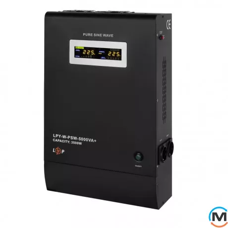 ИБП LogicPower с правильной синусоидой 48V LPY-W-PSW-5000VA+(3500Вт)10A/20A, фото , изображение 2