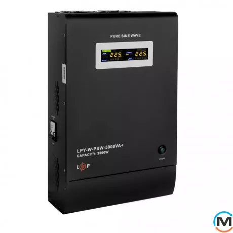 ИБП LogicPower с правильной синусоидой 48V LPY-W-PSW-5000VA+(3500Вт)10A/20A, фото 