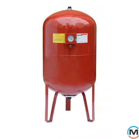 Бак розширювальний ProTank PT 500 VM 16 бар вертикальний з манометром, Об'єм (л): 500, Виконання: Вертикальний, Варіант: З манометром, Макс. Тиск (бар): 16, фото 