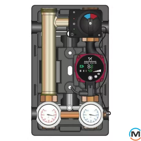 Насосна група Meibes D-MTRE 1" з насосом Grundfos Alfa 2L 25-60, фото 