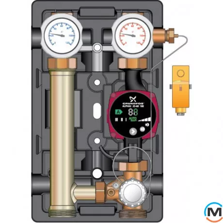 Насосна група Meibes D-MTV 1” з насосом Wilo Yonos PICO 25/1-6, фото 