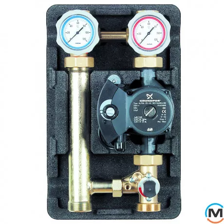 Насосна група Meibes D-MK 1” з насосом Wilo Stratos Para 25/1-7, фото 