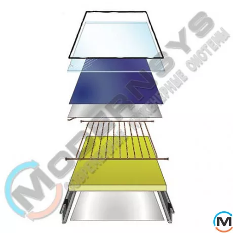 Плоский солнечный коллектор Meibes MFK 001, фото , изображение 2