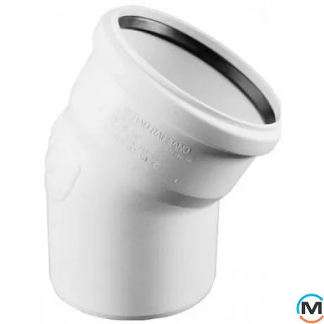 Відведення Rehau Raupiano Plus 75 67 °, Варіант: Простий, Вид каналізації: Внутрішня, Тип каналізації: Безшумна, Градус (град.): 67, Діаметр (мм): 75, Матеріал: Поліпропілен PPR, фото 