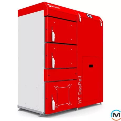 Універсальний котел Heiztechnik HT DasPell 30, Теплова потужність (кВт): 30, Обсяг паливного відсіку (л): 190, фото 