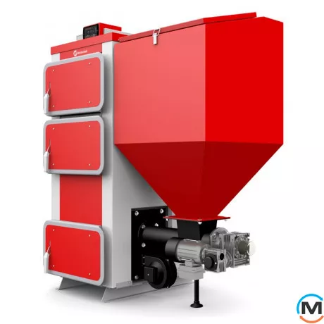 Универсальный котел Heiztechnik Q EKO 15, Тепловая мощность (кВт): 15, Объем топливного отсека (л): 200, фото 