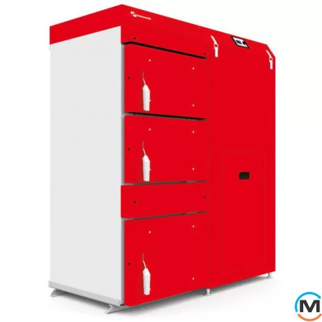 Універсальний котел Heiztechnik Q PELLET DUO 25, Теплова потужність (кВт): 25, Обсяг паливного відсіку (л): 200, фото 