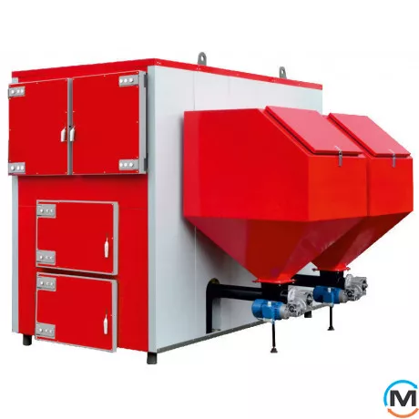 Універсальний котел Heiztechnik Q MAX ECO 400, Теплова потужність (кВт): 400, Обсяг паливного відсіку (л): 2000, фото 