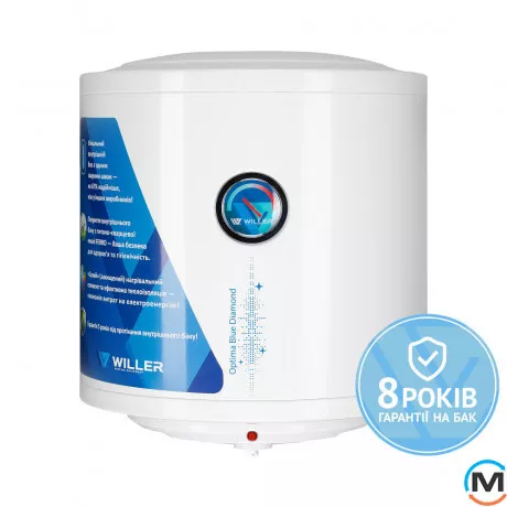 Водонагреватель Willer EV80DR Optima вертикальный, Объем (л): 80, фото 