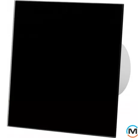 Панель до вентилятора AirRoxy серія dRim чорний глянець Glass panel (скло), фото 