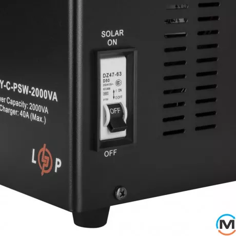 Солнечный инвертор ИБП LogicPower LPY-C-PSW-2000VA (1400Вт) MPPT 24V, фото , изображение 6
