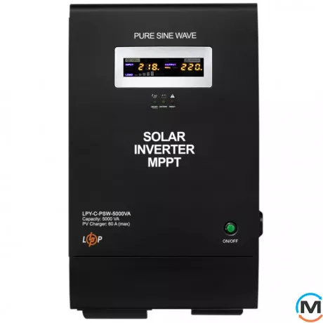 Сонячний інвертор ДБЖ LogicPower LPY-C-PSW-5000VA (3500Вт) MPPT 48V, фото , зображення 2