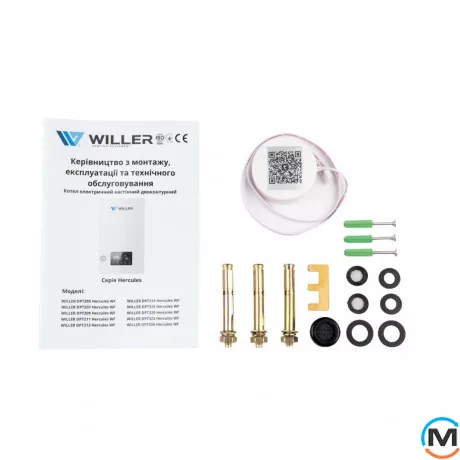 Котел электрический Willer DPT320 Hercules WF двухконтурный, Тепловая мощность (кВт): 26, Электропитание: 380 V, фото , изображение 10