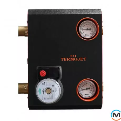 Насосная группа Termojet без смесителя в кожухе 130мм Dn25 (водонагреватель) (НГ – 67 (200)), фото 