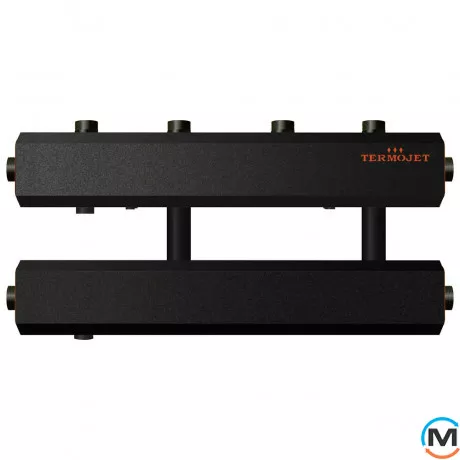 Колектор Termojet Dn50 у кожусі 300 мм міжосьове 2 виходи вгору Dn32 (К22В150(300)), фото 