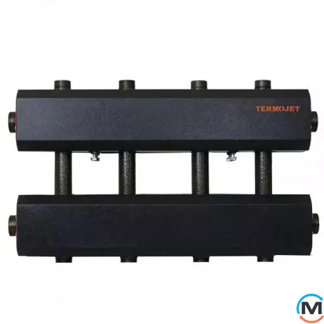 Коллектор комбинированный Termojet Dn32 в кожухе 2 выхода вверх/вниз Dn25 (К42ВН125(200)), фото 