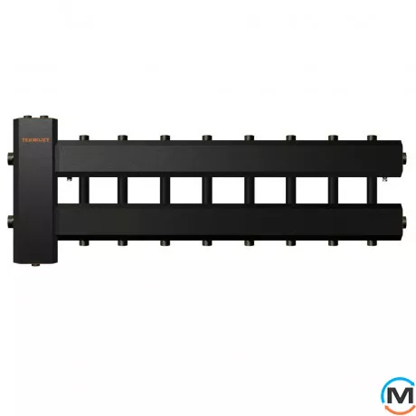 Колектор комбінований Termojet Dn32 з гідрострілкою СК26 у кожусі 4 вихід вгору/вниз Dn25 (КГС82, фото 