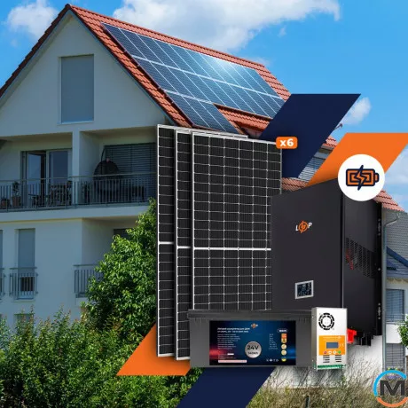 Солнечная электростанция (СЭС) LogicPower 2.5kW АКБ 3.3kWh (литий) 140 Ah Премиум, фото , изображение 2