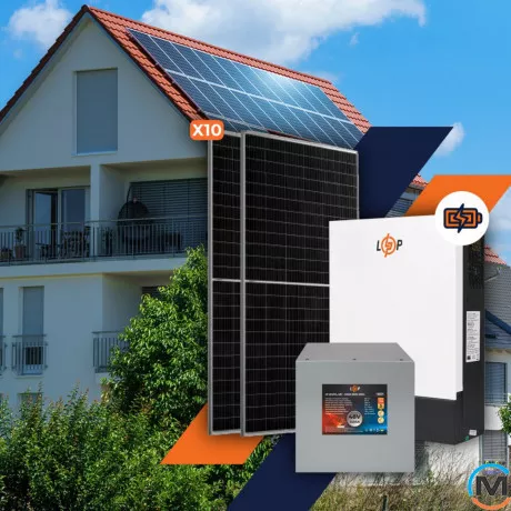 Солнечная электростанция (СЭС) LogicPower 5kW АКБ 6.7kWh (литий) 140 Ah Премиум, фото , изображение 4