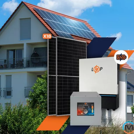 Солнечная электростанция (СЭС) LogicPower 8kW АКБ 9,6kWh (литий) 202 Ah Премиум, фото , изображение 4