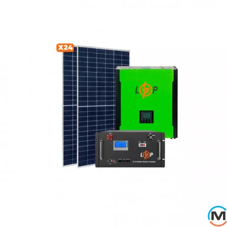 Сонячна електростанція (СЕС) LogicPower Преміум + GRID 3Ф 10kW АКБ 11kWh LiFePO4 230 Ah, фото 