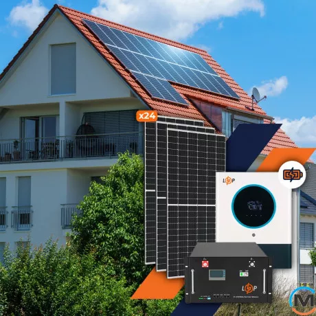 Солнечная электростанция (СЭС) LogicPower Премиум + 11kW АКБ 11kWh LiFePO4 230 Ah, фото , изображение 2
