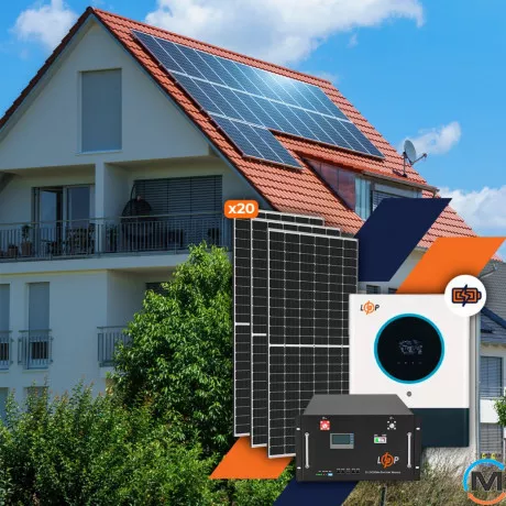 Солнечная электростанция (СЭС) LogicPower Премиум + 8kW АКБ 11kWh LiFePO4 230 Ah, фото , изображение 4
