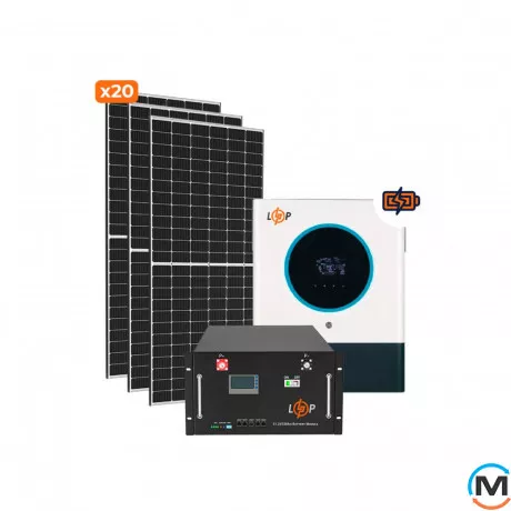 Солнечная электростанция (СЭС) LogicPower Премиум + 8kW АКБ 11kWh LiFePO4 230 Ah, фото 