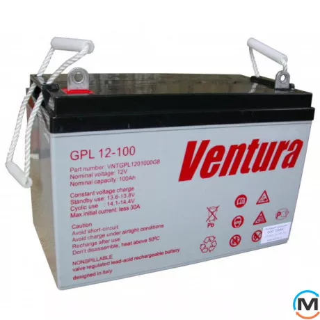 Аккумулятор Ventura GPL 12-100 Agm, фото 