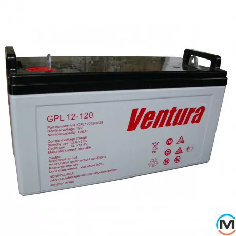 Акумулятор Ventura GPL 12-120 Agm, фото 