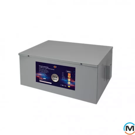 Аккумулятор LogicPower LiFePO4 24V (25,6V) - 230 Ah (5888Wh) (BMS 150A/75A) металл, фото 