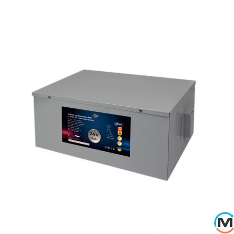 Аккумулятор LogicPower LiFePO4 24V (25,6V) - 230 Ah (5888Wh) (BMS 150A/75A) металл для ИБП, фото 