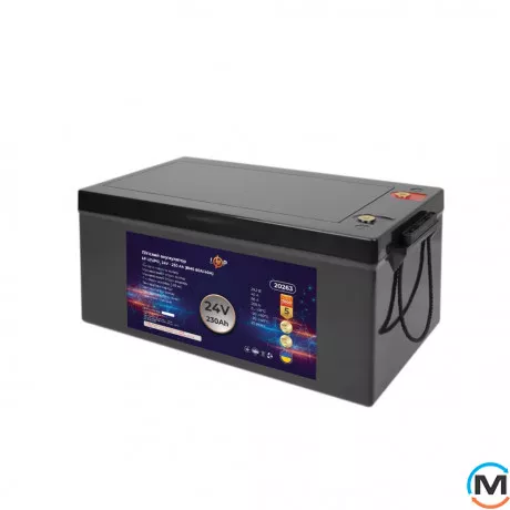 Аккумулятор LogicPower LiFePO4 24V (25,6V) - 230 Ah (5888Wh) (BMS 80A/40A) пластик, фото 